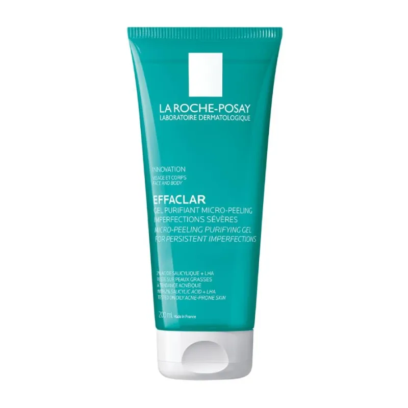 La Roche Posay | Gel de curățare facială Effaclar Gel Purifiant Micro Peeling | 200ml — preț și oferte