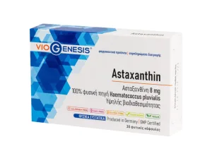 VioGenesis | Astaxantină 8 mg | 30 caps