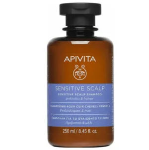 Apivita | Șampon pentru scalp sensibil Prebiotice & Miere; Șampon cu miere | 250ml