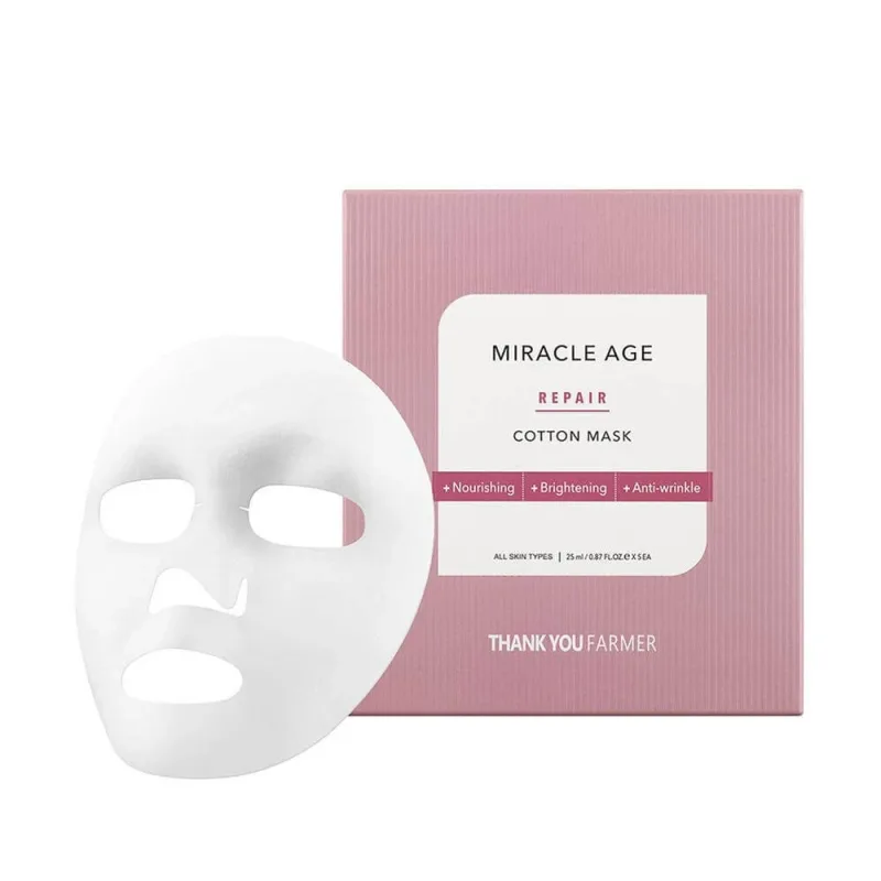 Mulțumesc fermierului | Miracle Age Repair Cotton Mask | Mască hrănitoare pentru față | 25ml THANK YOU FARMER — preț și oferte