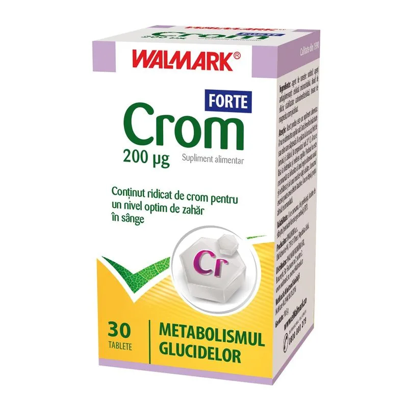 Crom Forte, Walmark | 30 tablete — preț și oferte