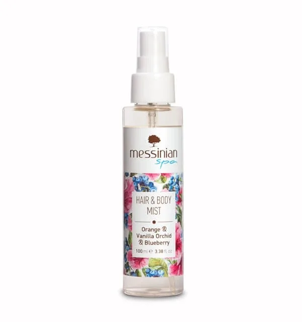 Messinian Spa | Brumă pentru păr și corp (portocală-vanilie-merișor) | 100ml — preț și oferte