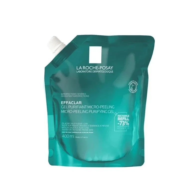 La Roche Posay | Reîncărcare gel purificator Effaclar Micro-Peeling | 400ml — preț și oferte