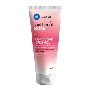 Pantenol Extra | Gel exfoliant cu zahăr pentru corp | Gel exfoliant pentru corp | 200ml