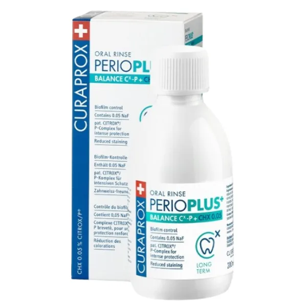 CURAPROX APA DE GURA PERIO PLUS BALANCE 0.05% 200ML — preț și oferte