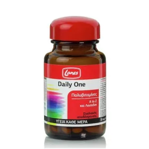 Lanes | Multi Daily One | Multivitamine de la A la Z cu aromă de portocale | 30tabs