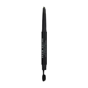 MUA | Brow Define Eyebrow Pencil With Blending Brush Dark Brown| 1pc