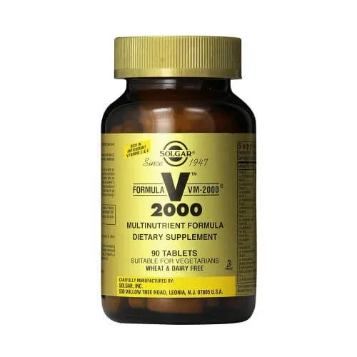 Solgar| VM 2000 | Supliment multivitaminic | 90tabs — preț și oferte