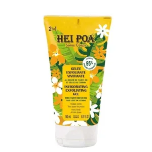 Hei Poa | Gel exfoliant revigorant cu ulei de Tahiti Monoi Gel exfoliant pentru față/corp | 150ml