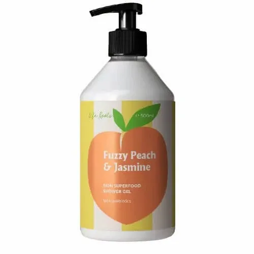 Rădăcini de viață | Gel de duș Superfood pentru piele cu piersici și iasomie | 500ml — preț și oferte