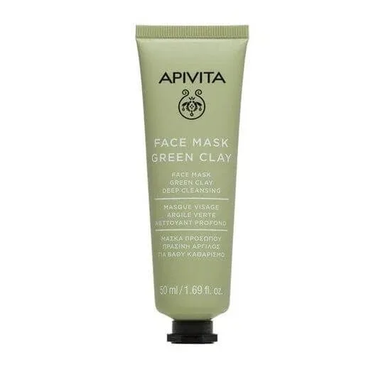 Apivita | Mască de față cu argilă verde | Mască de curățare profundă cu argilă verde | 50ml — preț și oferte