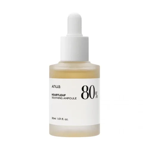 Anua | Heartleaf 80% calmant fiole | Ser de față hidratant pentru piele de sticlă| 30ml — preț și oferte