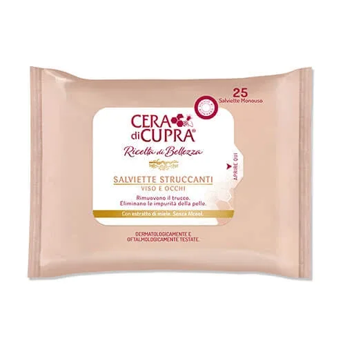 Cera di Cupra | Șervețele demachiante pentru față și îngrijirea feței 25pcs | 25pcs — preț și oferte