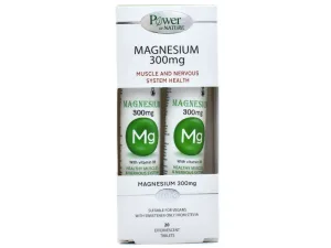 Power Health | Promo Magnesium 300mg 2x20 | Tablete efervescente