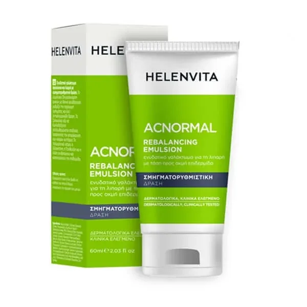 Helenvita | AcNormal Rebalancing Emulsion | Cremă hidratantă de față pentru pielea cu tendință acneică | 60ml — preț și oferte