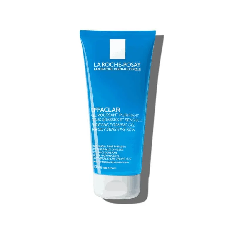 La Roche- Posay| Gel spumant purifiant Effaclar | Gel spumant de curățare facială pentru ten gras| 200ml — preț și oferte