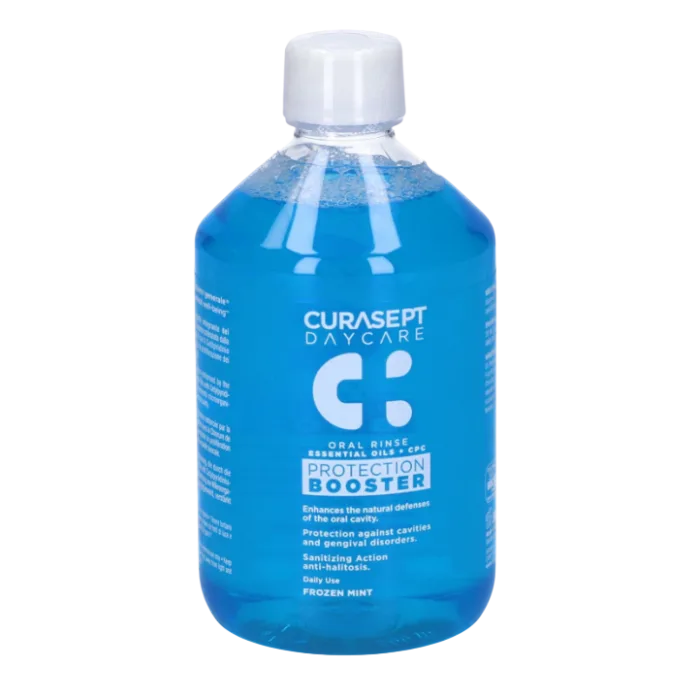 CURASEPT APA DE GURA DAYCARE BOOSTER FROZEN MINT APA DE GURA 500ML — preț și oferte