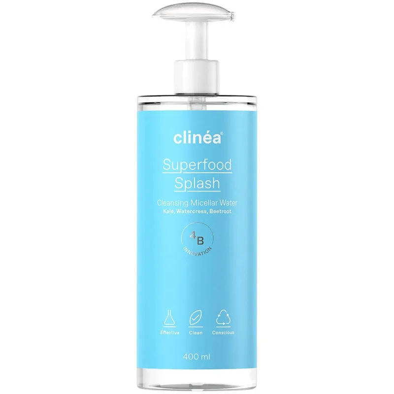 Clinea | Apă de curățare micelară Superfood Splash | 400ml — preț și oferte