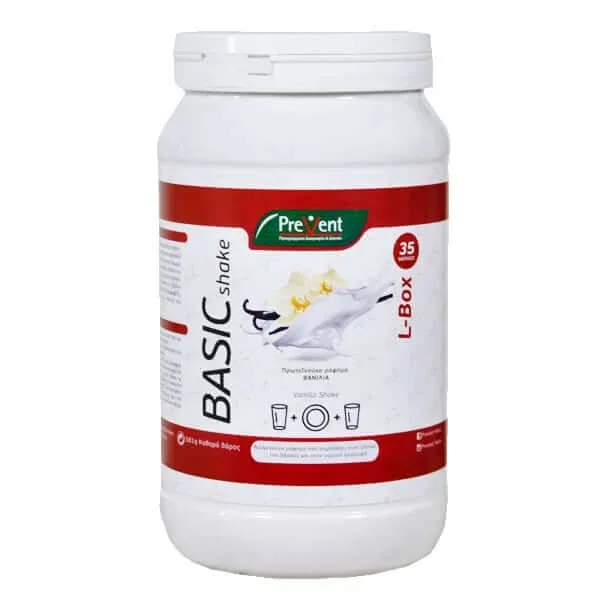 Prevent | Basic Shake L-Box Vanilie Înlocuitor de masă | 581gr — preț și oferte