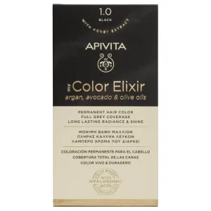 Apivita | My Color Elixir Permanent Hair Color No 1.0 Negru | 50ml