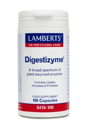 Lamberts | Digestizyme Enzime vegetale pentru sănătatea gastrointestinală | 100caps — preț și oferte