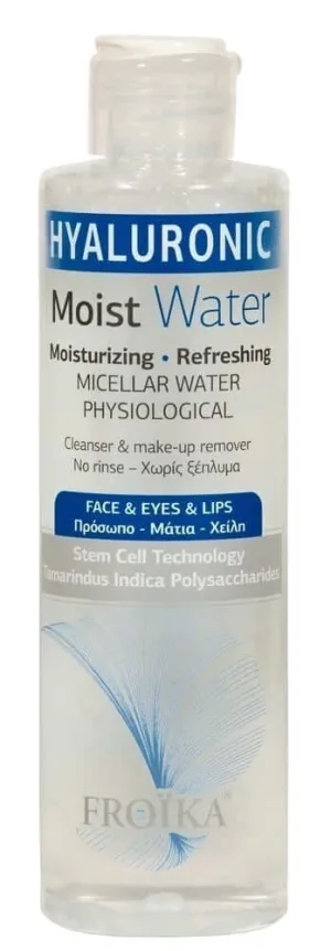 Froika | Hyaluronic Moist Water | Apă de curățare - demachiant pentru față și ochi | 200ml