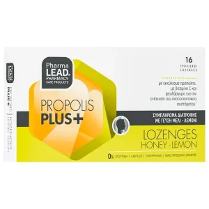 Pharmalead | Propolis Plus+ Miere-Lemon | 16 tablete