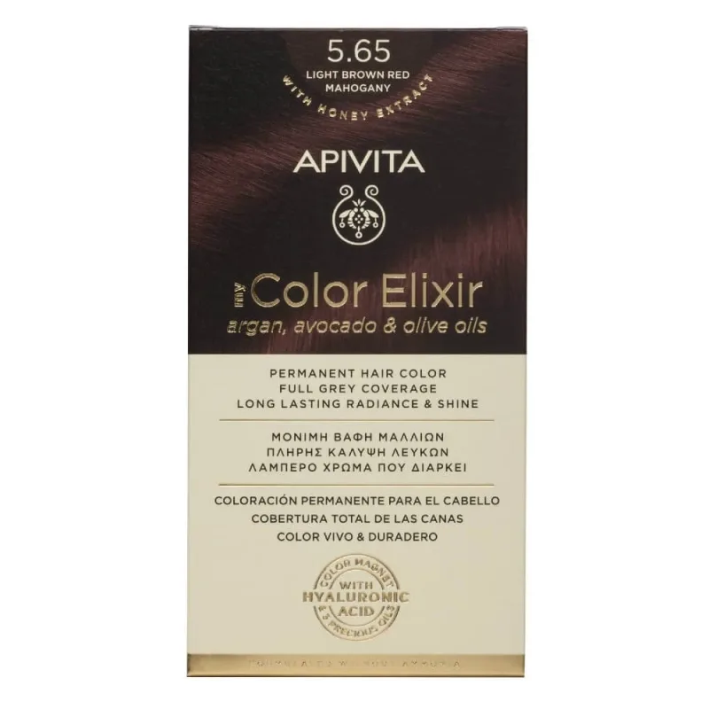 Apivita | My Color Elixir Permanent Hair Color No 5.65 Chestnut Light Red Maoni | 50ml — preț și oferte