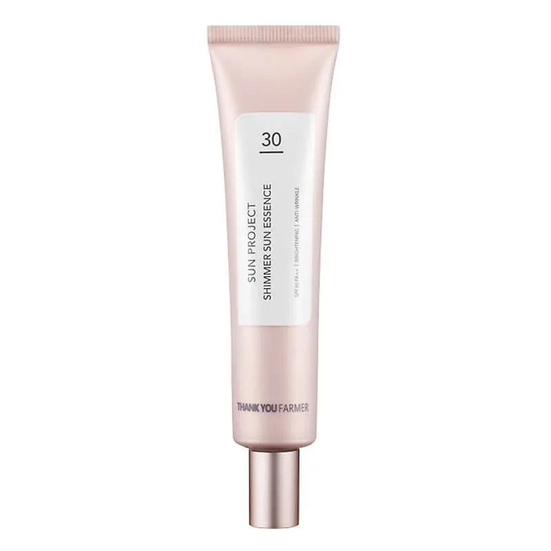 Thank You Farmer | Sun Project Shimmer Sun Essence SPF30 PA | Sun Project Shimmer Sun Essence SPF30 PA | Sun Project Shimmer Sun Essence SPF30 PA | 40ml — preț și oferte