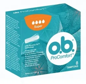 O.B | Tampoane ProComfort Super High Flow | 8 buc