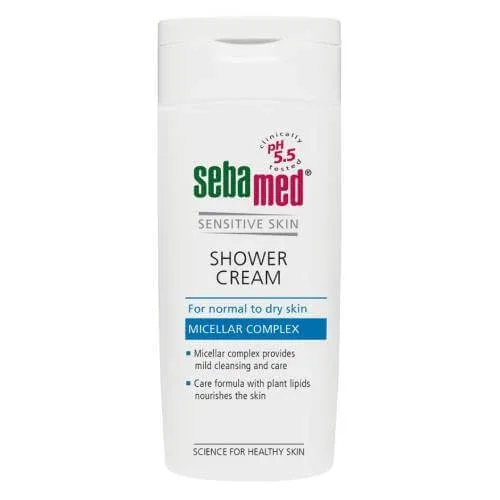SEBAMED Sensitive Skin Shower Cream Gel de duș cremos pentru piele normală până la uscată 200ml — preț și oferte