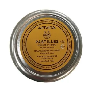 APIVITA Pastile cu cimbru și miere 45g