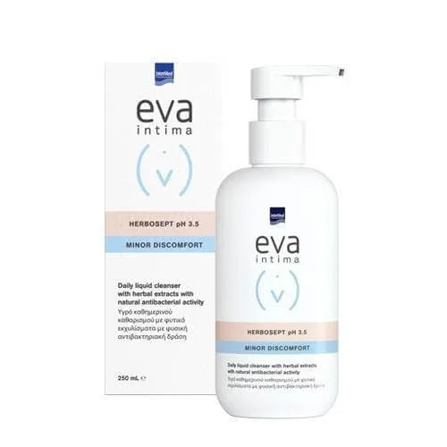 INTERMED Eva Eva Intima Minor Discomfort Herbosept pH3.5 Curățarea și protecția antimicrobiană a zonei sensibile 250ml — preț și oferte
