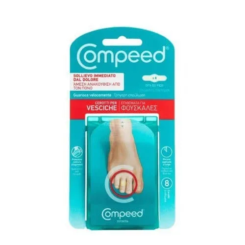 Tampoane COMPEED pentru bășici pe degetele de la picioare 8 buc. — preț și oferte