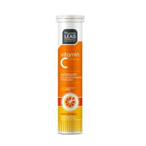 PHARMALEAD Vitamina C 1000mg 20 comprimate efervescente — preț și oferte