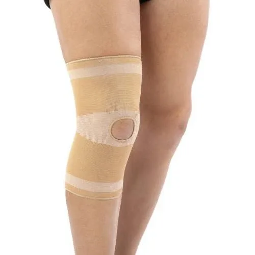 ANATOMIC HELP 1502 Genunchieră simplă cu gaură, elastică bej, mică — preț și oferte