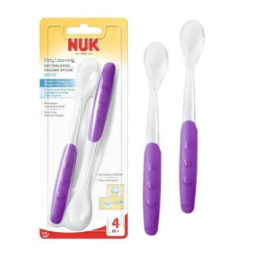 NUK Easy Learning Soft Baby Food Spoon 2 buc. — preț și oferte