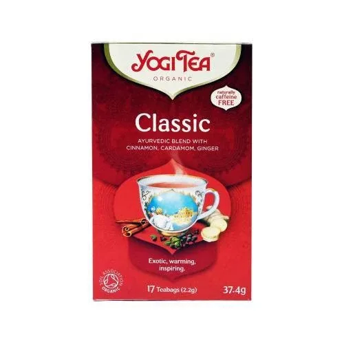 YOGI TEA Ceai clasic cu scorțișoară cardamom ghimbir 17 pliculețe — preț și oferte