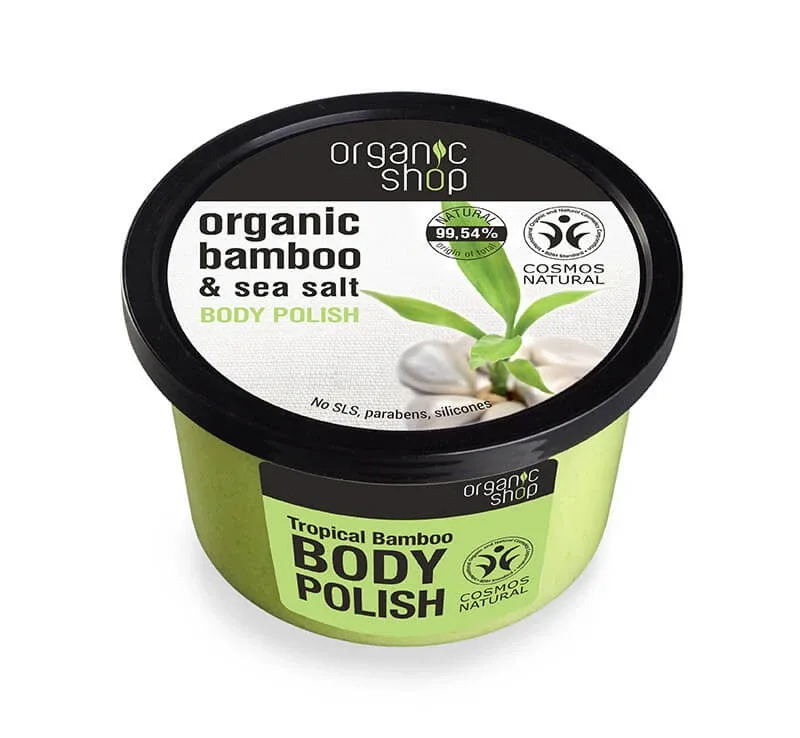 ORGANIC SHOP Body Polish Tropical Bamboo Body Scrub cu bambus și sare de mare 250ml — preț și oferte