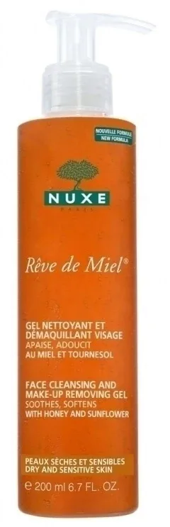 NUXE Reve De Miel Gel Nettoyant Et Demaquillant Gel de machiaj pentru piele uscată 200ml — preț și oferte
