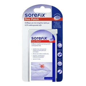 SOREFIX Duo Patch 15 plasturi activi pentru gât cu acid hialuronic 0,5%