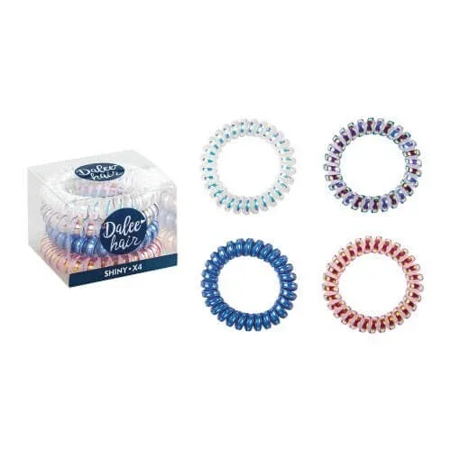 DALEE Hair Spiral Shiny Set de panglici spiralate pentru copii 4 buc. — preț și oferte