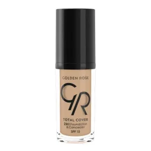 GOLDEN ROSE Total Cover 2 în 1 Base & Concealer No.06 - Bej-Gri 30ml