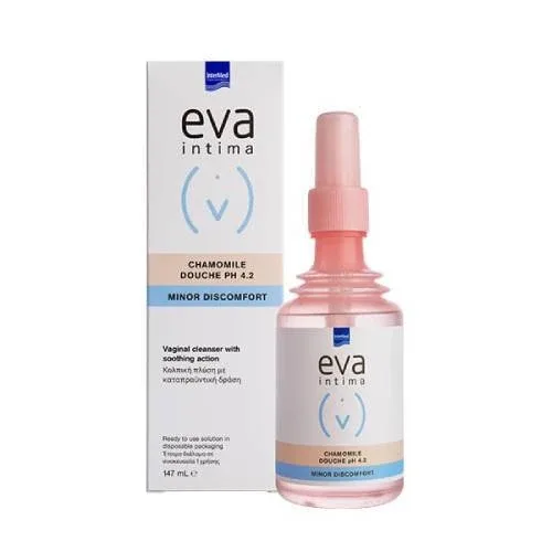INTERMED Eva Intima Minor Discomfort Vaginal Wash cu acțiune calmantă cu mușețel pH 4.2 147ml — preț și oferte