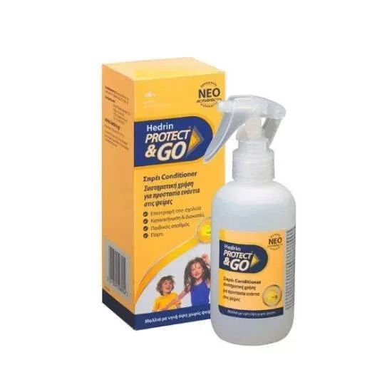 HEDRIN Protect & Go Spray Balsam Protecție împotriva păduchilor 200ml — preț și oferte