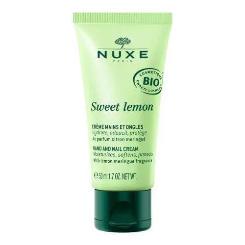 NUXE Cremă de mâini și unghii cu lămâie dulce care calmează, hidratează și protejează 50ml — preț și oferte