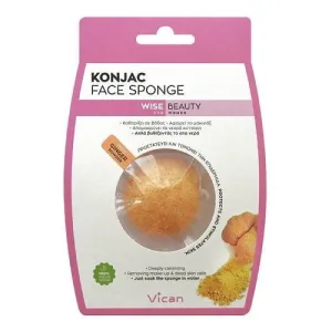 VICAN Wise Beauty Konjac Sponge Sponge de față cu pudră de ghimbir