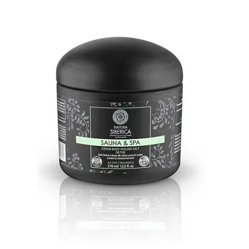 NATURA SIBERICA Saună & Spa Cedru Peeling pentru corp Sare Exfoliantă pentru corp Detox 370ml — preț și oferte