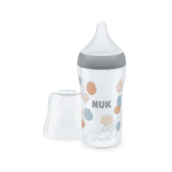 NUK Sticlă de plastic 260ml 3+m Perfect Match Silicone. Controlul temperaturii M Twig Nuk — preț și oferte