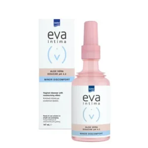 INTERMED EVA Intima Intima Minor Discomfort Aloe Vera Douche Vaginal Wash cu acțiune hidratantă 147ml